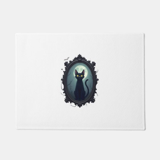 Paillasson Haunted Cat Mirror (Devant)