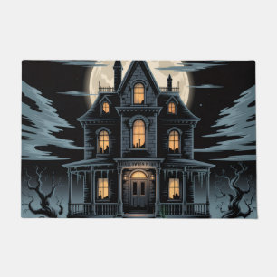 Paillasson Haunted Halloween House, I Love Halloween,