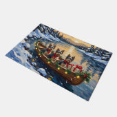 Paillasson Havanese Christmas Boat Holiday (Incliné)