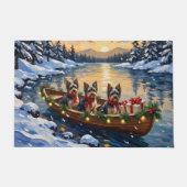 Paillasson Havanese Christmas Boat Holiday (Devant)