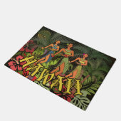 Paillasson Hawaii Aloha Palm Hula Art Design (Incliné)
