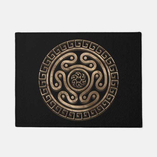 Paillasson Hecate Wheel Black and Gold (Devant)