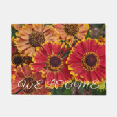 Paillasson Helenium Autumnale Blooms Floral Bienvenue (Devant)