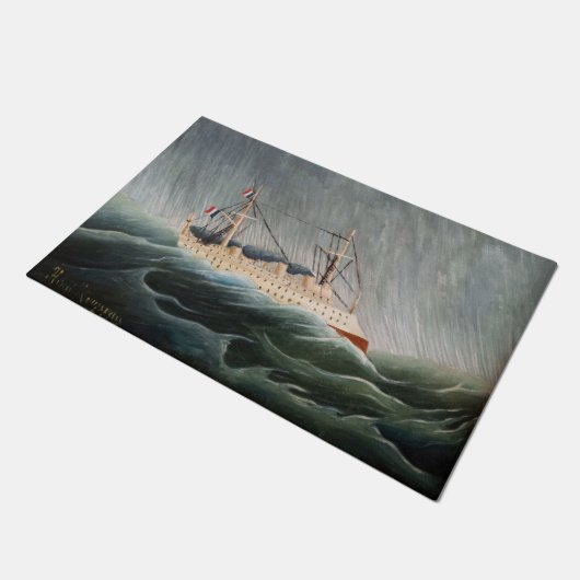 Paillasson Henri Rousseau - Le navire dans la tempête (Incliné)