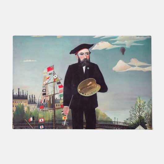 Paillasson Henri Rousseau - Mon portrait-Paysage (Devant)
