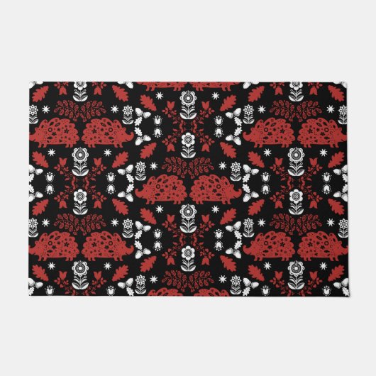 Paillasson Hérisson Art populaire (Devant)