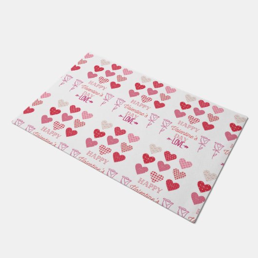 Paillasson Heureuse Sainte-Valentin mon amour (Incliné)
