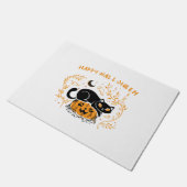 Paillasson heureux halloween chat amour (Incliné)