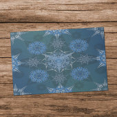 Paillasson Hexa triangles yantra pétales inscription