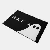 Paillasson Hey Boo Ghost Halloween Porte Mat (Incliné)