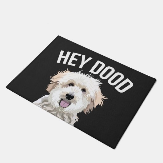 Paillasson Hey Dood - Orange dorée (Incliné)