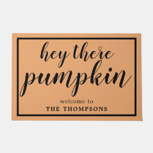 Paillasson Hey Là Citrouille Orange Automne Trendy Door Mat