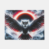 Paillasson Hibou céleste cosmique mystique (Devant)