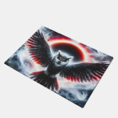 Paillasson Hibou céleste cosmique mystique (Incliné)