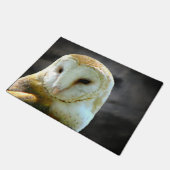 Paillasson Hibou de grange contre des nuages de nuit (Incliné)