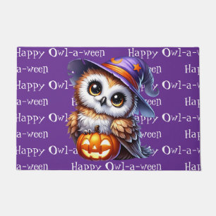 Paillasson Hibou d'Halloween
