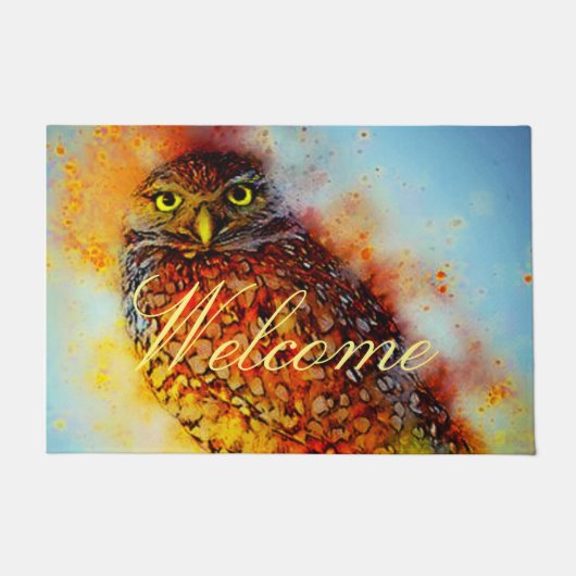 Paillasson Hibou éclaboussé (Devant)