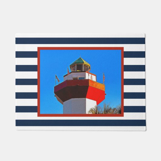 Paillasson Hilton Head Island Harbour Town Lighthouse (Devant)