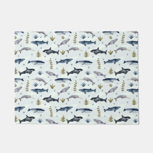 Paillasson Histoire de baleines (Devant)