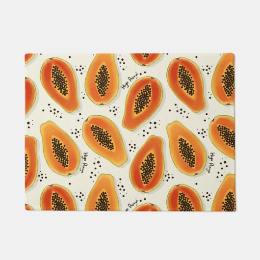 Paillasson Hiya Papaya Motif (Devant)
