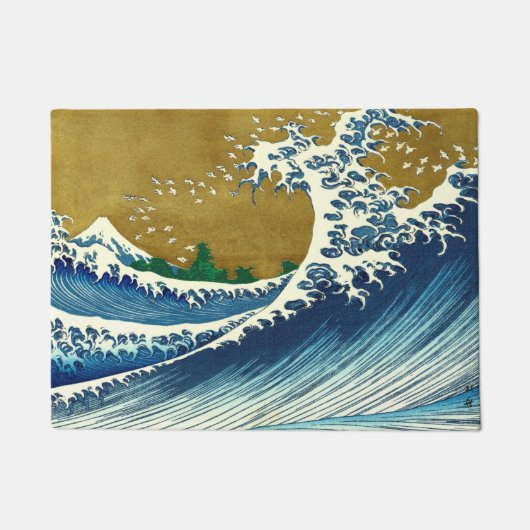 Paillasson Hokusai Big Wave Japon Art japonais (Devant)