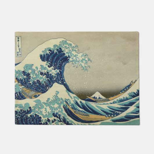 Paillasson Hokusai Katsushika - Grande vague (Devant)