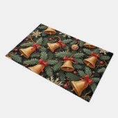 Paillasson Holiday Bells, Decorative Christmas Pattern, (Incliné)