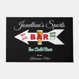 Paillasson Home Bar Tavern Man Cave Cold Beer Man Cave