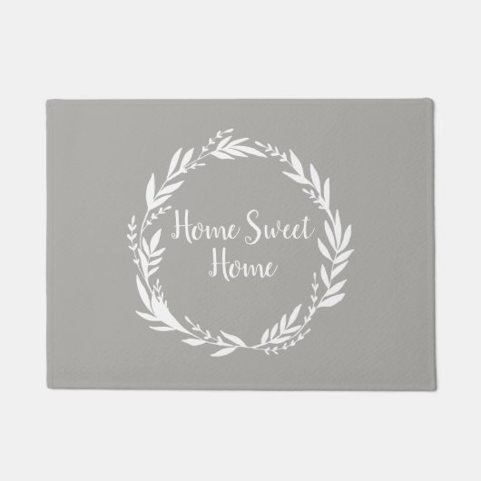 Paillasson Home Sweet Home White Script (Devant)