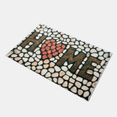 Paillasson Home Welcome Doormat, Joli Mat Intérieur (Incliné)