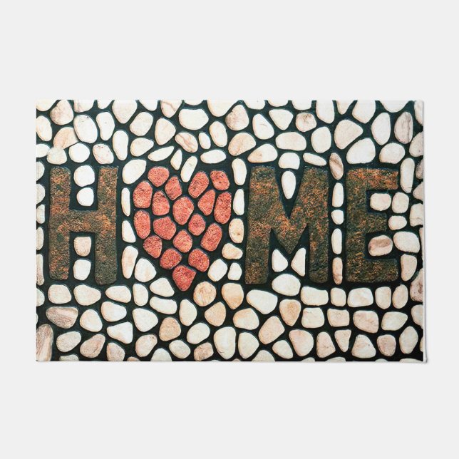 Paillasson Home Welcome Doormat, Joli Mat Intérieur (Devant)
