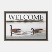 Paillasson Honkers (Oies du Canada) - Bienvenue (Devant)