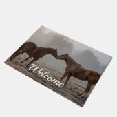 Paillasson Horse Love Welcome Doormat (Incliné)