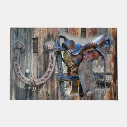 Paillasson Horse Saddle Horseshoe (Devant)
