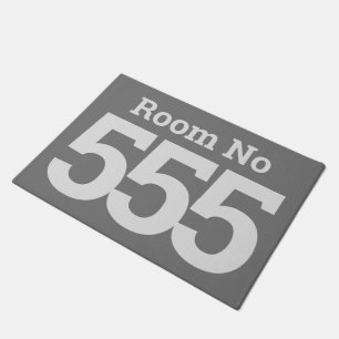 Paillasson Hôtel Chambre étage Mat avec Imprimé Numéro de cha