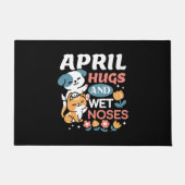 Paillasson Hugs, Nez Humide et Vibes de Printemps - Animaux d (Devant)