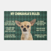 Paillasson Humour Cihuahua Chien Règles Mat, Chihuahua Propri (Devant)