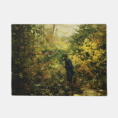 Paillasson Hunter in the Forest (par H.A. Brendekilde) (Devant)