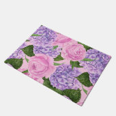 Paillasson Hydrangea et motif de pivoine (Incliné)