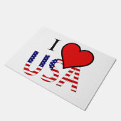 Paillasson I Heart USA superposition dmt (Incliné)