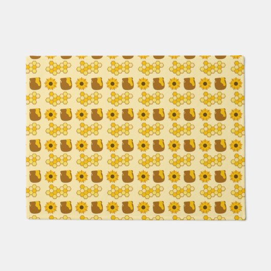 Paillasson Idées de peinture d'abeilles (Devant)