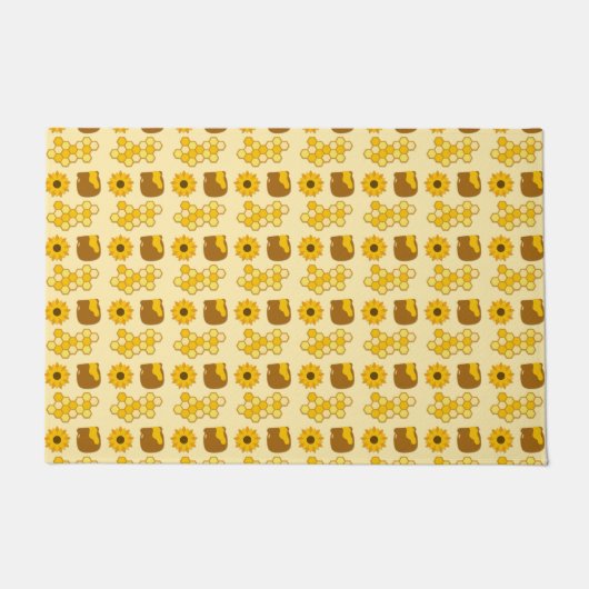 Paillasson Idées de peinture d'abeilles (Devant)