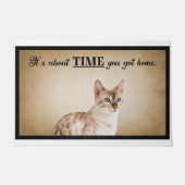 Paillasson Il est temps que vous arriviez chez vous Chat amér (Devant)