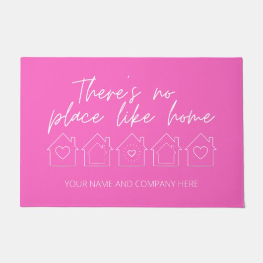 Paillasson Il n'y a pas d'endroit comme chez soi (Devant)