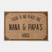Paillasson Il N'Y A Pas D'Endroit Comme La Maison De NANA & P (Devant)