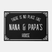 Paillasson Il N'Y A Pas D'Endroit Comme NANA & PAPA'S House B (Devant)