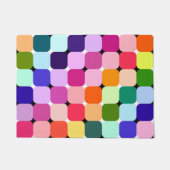 Paillasson Illusion Optique Arc-en-ciel Coussin brillant (Devant)