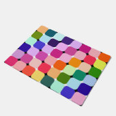 Paillasson Illusion Optique Arc-en-ciel Coussin brillant (Incliné)