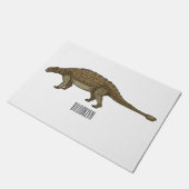 Paillasson Illustration d'Ankylosaurus (Incliné)