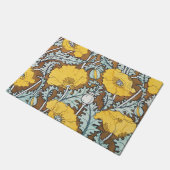 Paillasson illustration d'art pavot fleur jaune (Incliné)